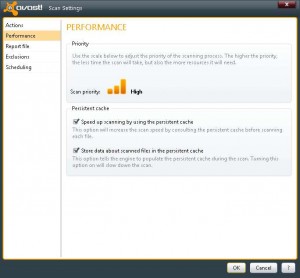 avast! Free Antivirus 5.0 Persistent Cache 