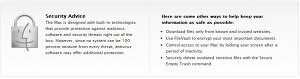 Mac OS X Disclaimer