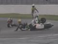Two Motorcycles Crash