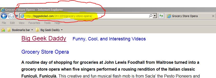 how do i copy and paste a url into an email