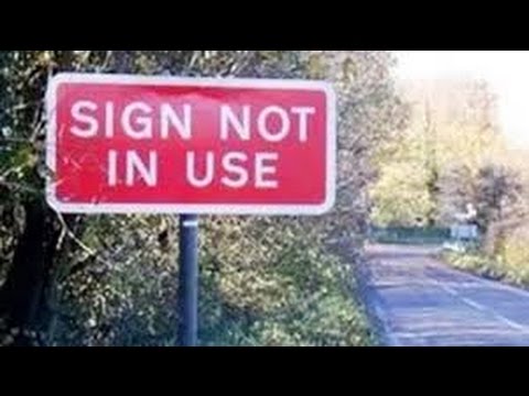 30 Dumb Road Signs
