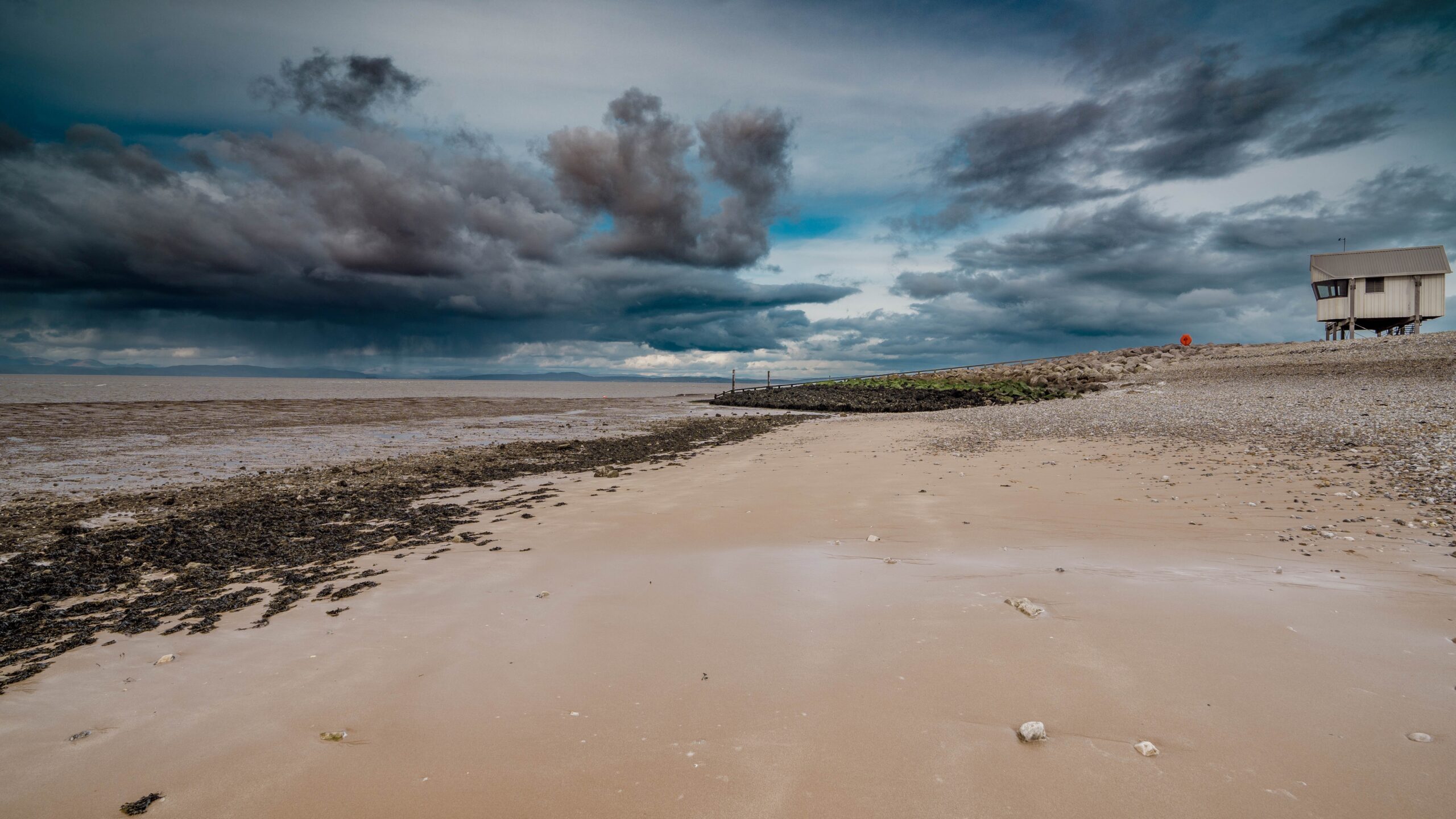 The beach at Morecambe, UK. Photo by Jonny Gios