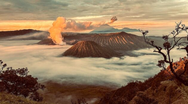 Volcanoes. Bromo, Area Gunung Bromo, Podokoyo, Kabupaten de Pasuruan, Java oriental, Indonésie. Photo by Sébastien L.
