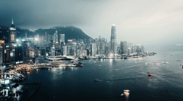 Victoria Harbour in Hong Kong. Photo by ZHENYU LUO