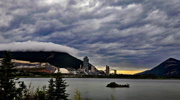 Storm brewing near Exshaw, Alberta. Photo by Manuela Da Silva