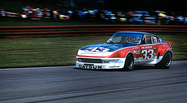One of my older racing photos. These cars are now Nissans. Middle Ohio, USA. Photo by Dick Pratt.