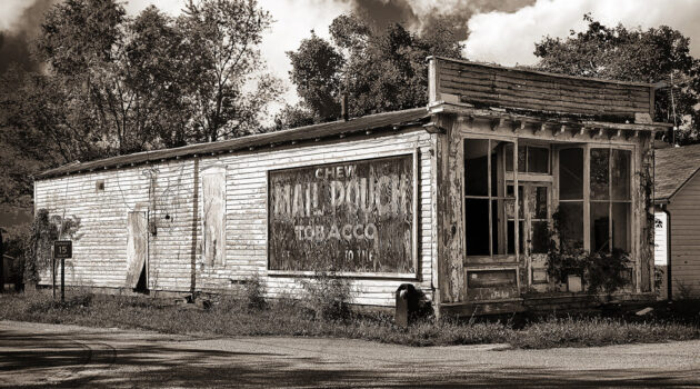 An old store somewhere in Northern Ohio, USA. Photo by Dick Pratt.