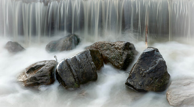 It is warming up and the ice is starting to melt! Akron, Ohio, USA. Photo by Dick Pratt