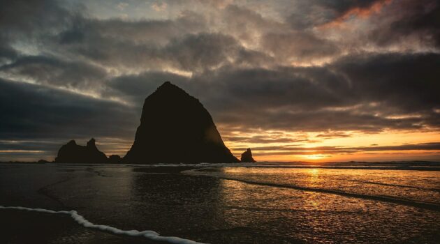 Cannon Beach Sunset. Cannon Beach, OR, USA. Photo by Tim Mossholder