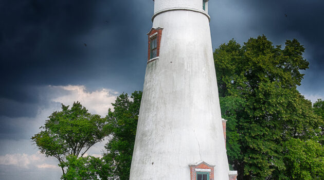 Marblehead Lighthouse on Lake Erie, Ohio, USA. Photo by Dick Pratt
