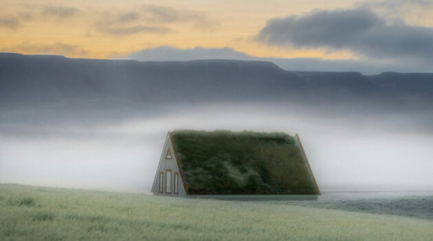 A small house in Glaumbær, Iceland. Photo by dovydas mockus