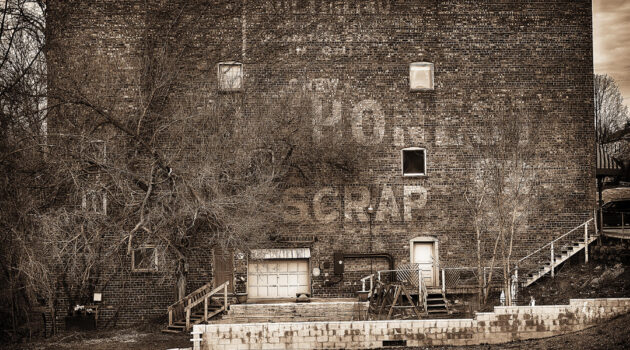 I had to look several times to make sure it said SCRAP! Canal Fulton, Ohio, USA. Photo by Dick Pratt.
