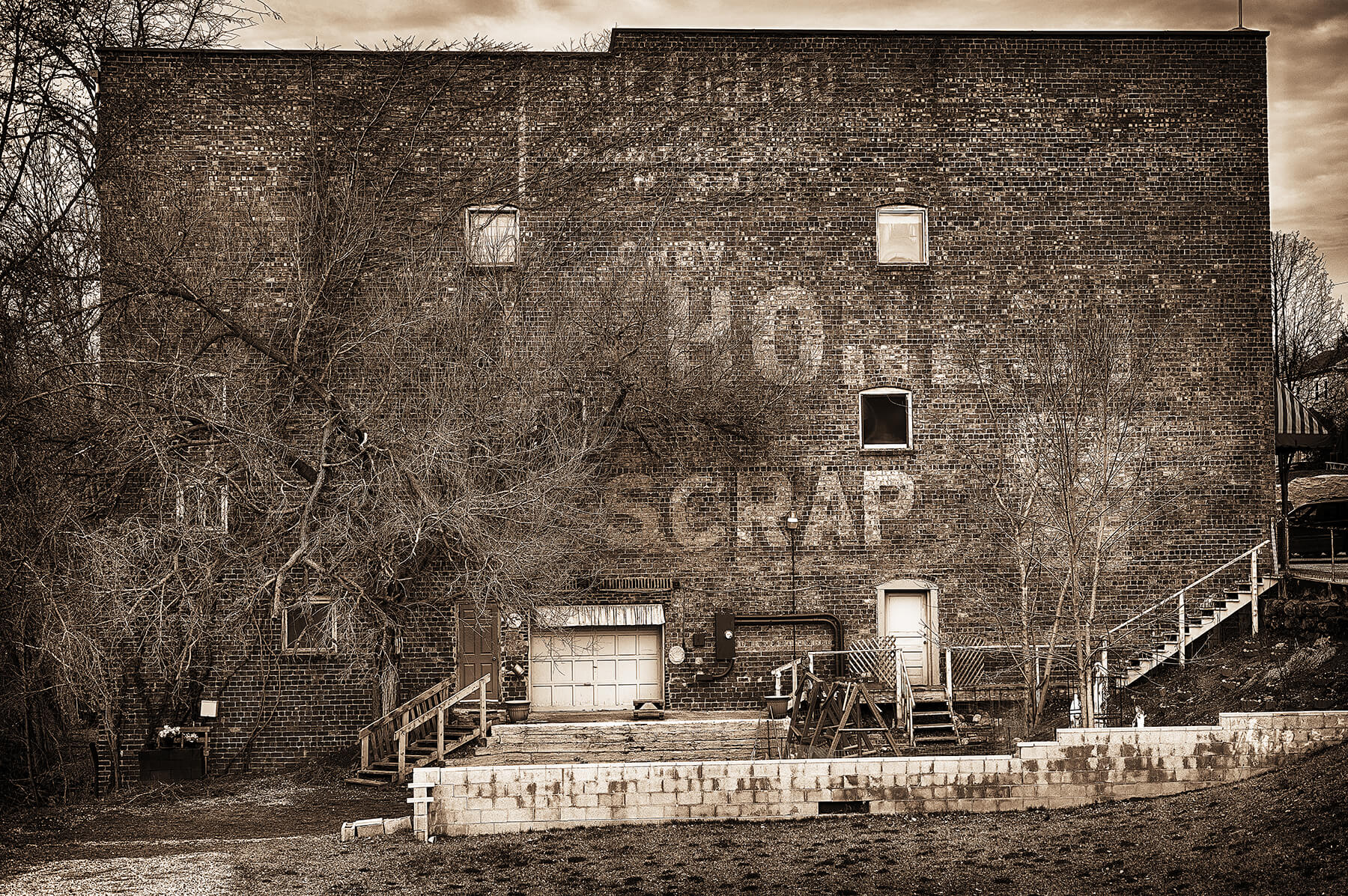 I had to look several times to make sure it said SCRAP! Canal Fulton, Ohio, USA. Photo by Dick Pratt.