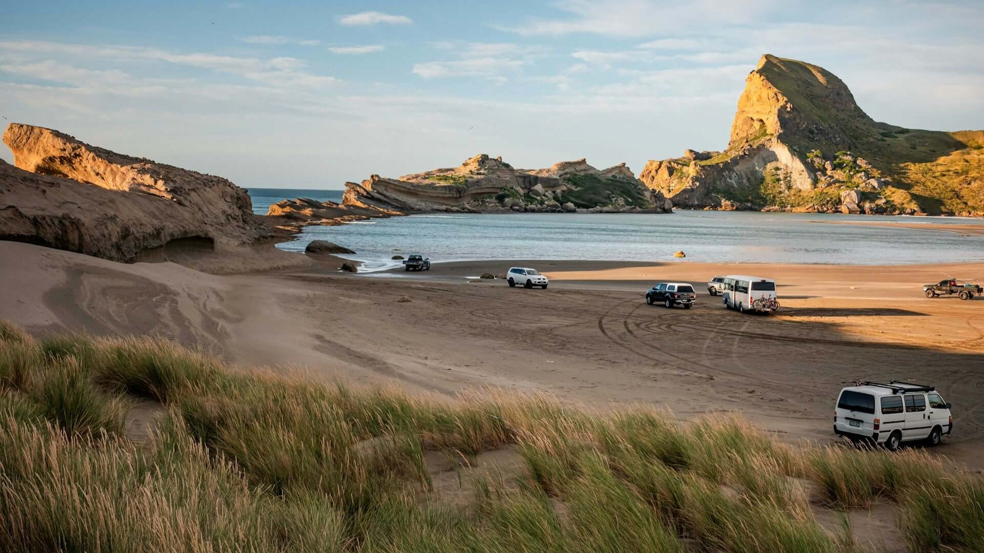 Castlepoint on the Wairarapa coast of the Wellington Region of New Zealand. Photo by James Coleman