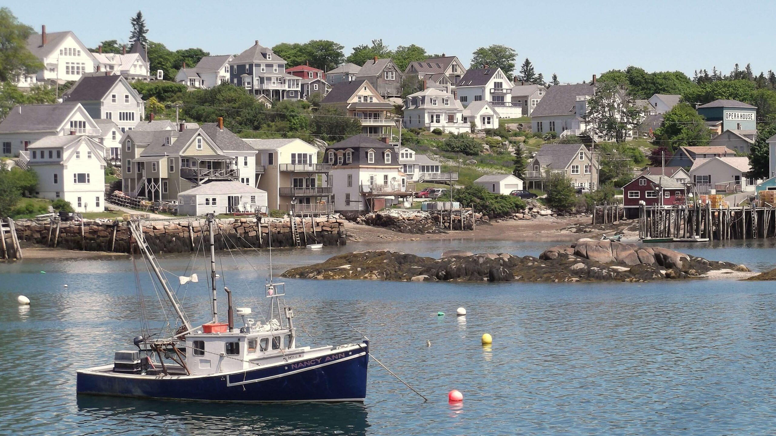 Seaside village in Maine. Photo by Mike Kozak.