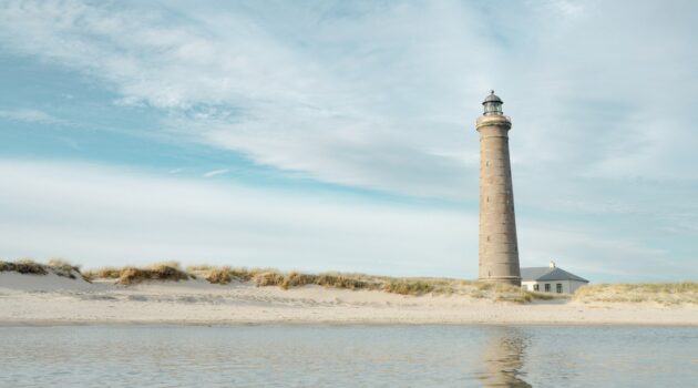 Lighthouse at Skagen fyr, Fyrvej, Skagen, Dänemark. Photo by Max Böhme