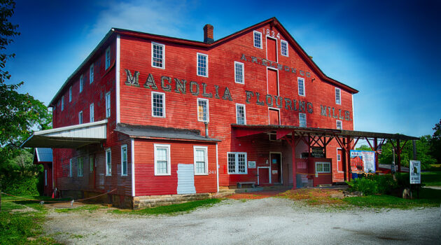 The Magnolia Flouring Mill. Magnolia, Ohio. USA. Photo by Dick Pratt.