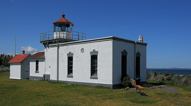 The Point No Point Lighthouse. Hansville, Washington, USA. Photo by Dick Pratt