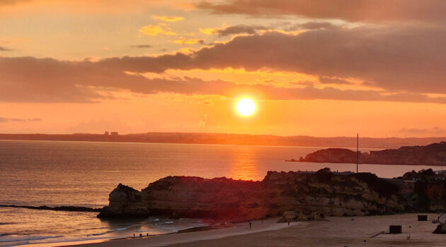 Sunset in Algarve, Portugal. Photo by Dino Di Gregorio