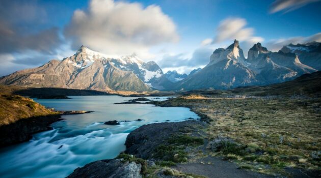 Glacial river flow at Torres de Paine, Chile. Photo by martin bennie