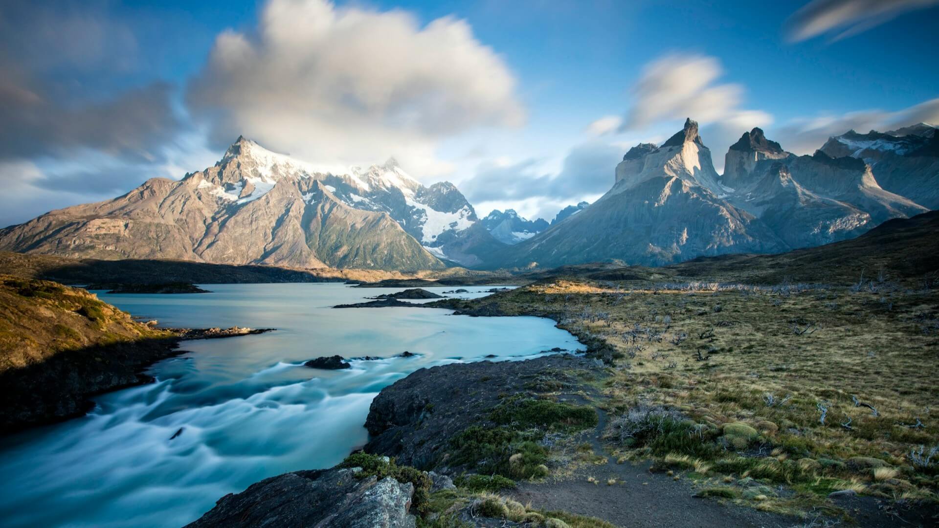 Glacial river flow at Torres de Paine, Chile. Photo by martin bennie