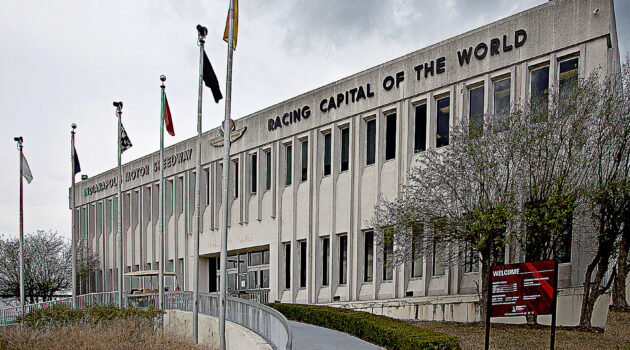 The Indiana Motor Speedway Hall Of Fame. Indianapolis, Indiana, USA. Photo by Dick Pratt