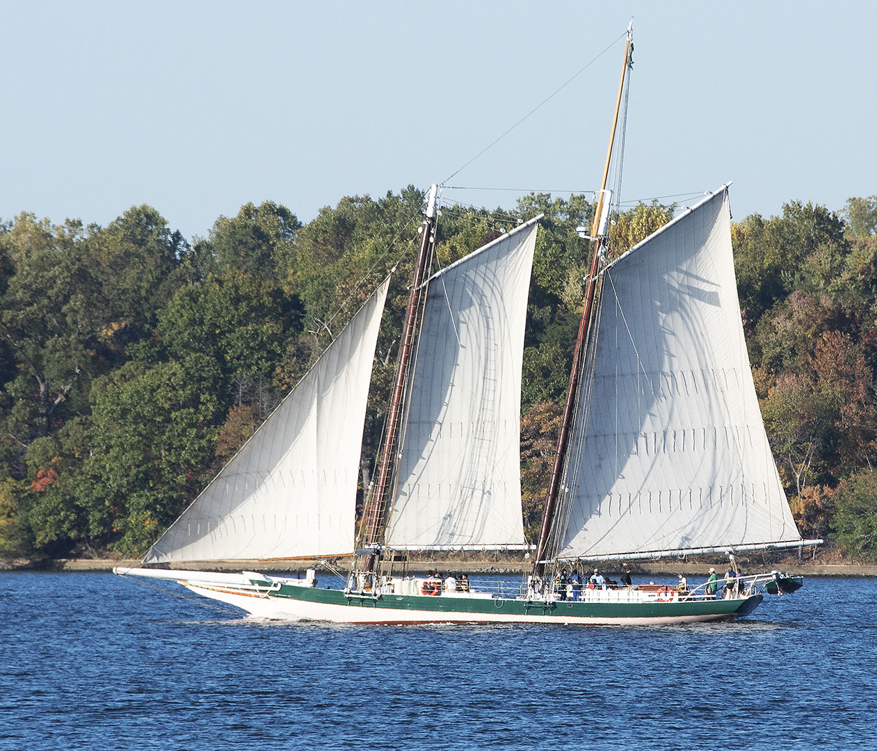 Lady Maryland on Magothy River off the Chesapeake Bay. Photo by Alan Hamerstrom