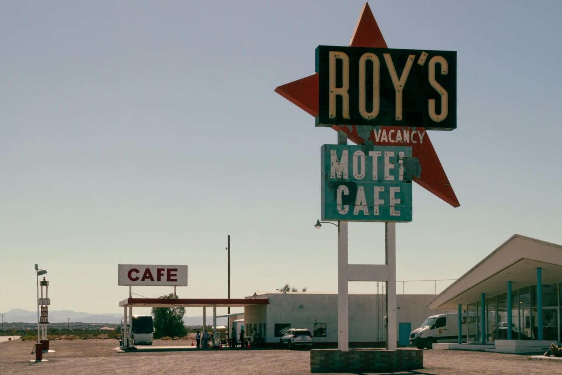 Roy's along Route 66 in Amboy, California. Photo by Thomas Drechsler